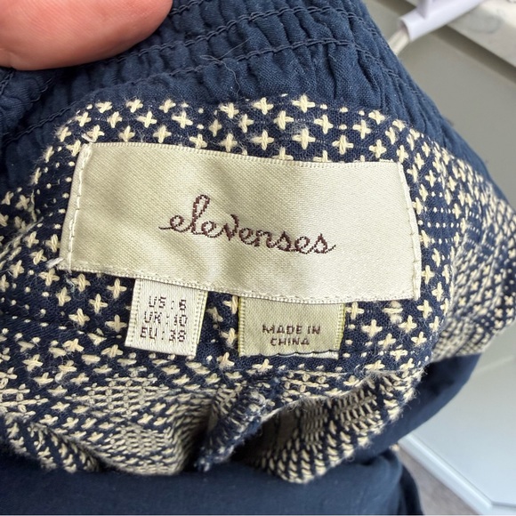 Anthropologie Elevenses cropped jumpsuit - Picture 10 of 16